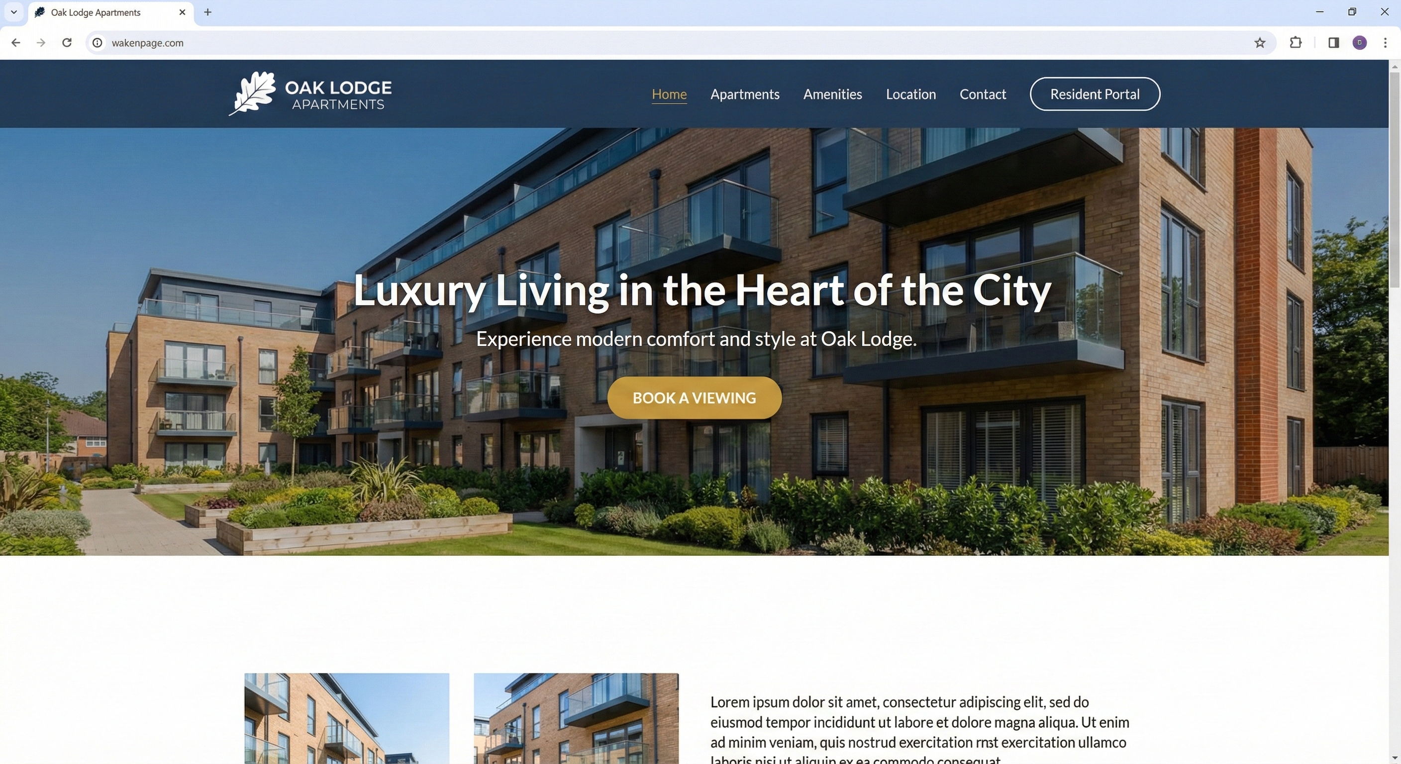 Oak Lodge Website